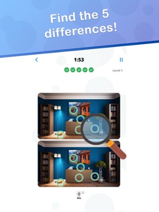 Differences - Find 5 mistakes screenshot
