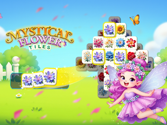 Mystical Flower - Match Tiles screenshot