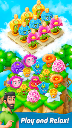 Blooming Flowers Merge Game Image