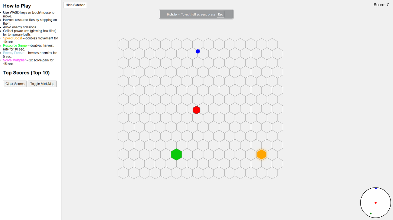 Games like HexHavoc: Fast-Paced Hex Grid Survival