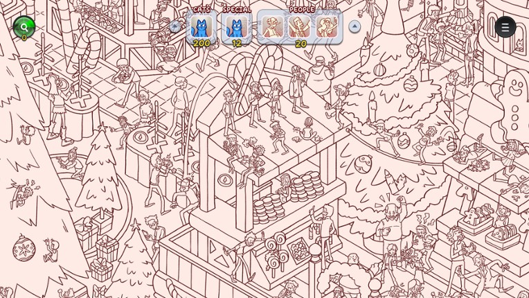Hidden Cats in Christmas screenshot