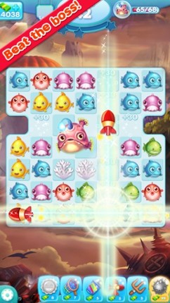 Marine Adventure -- Collect and Match 3 Fish Puzzle Game for TANGO screenshot
