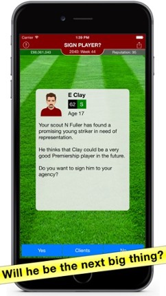 Soccer Agent: Football Game screenshot