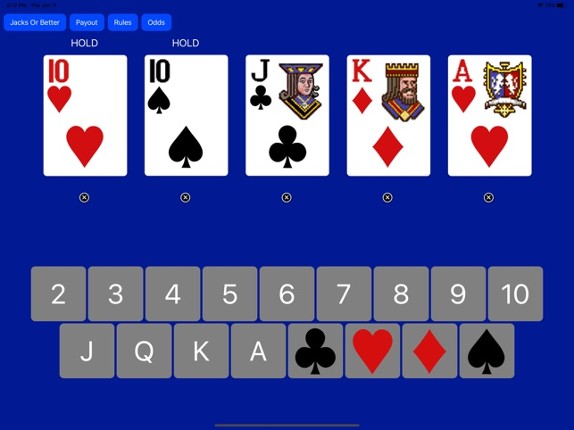 Video Poker Analyzer screenshot