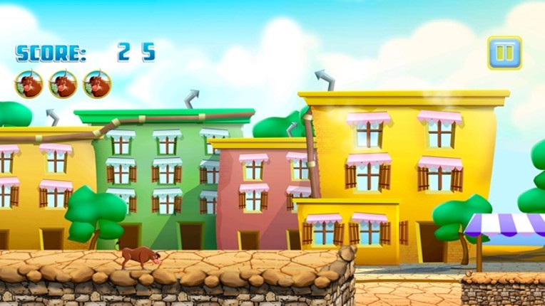 Bull Running Street : Racing against Kid Friends during Day screenshot