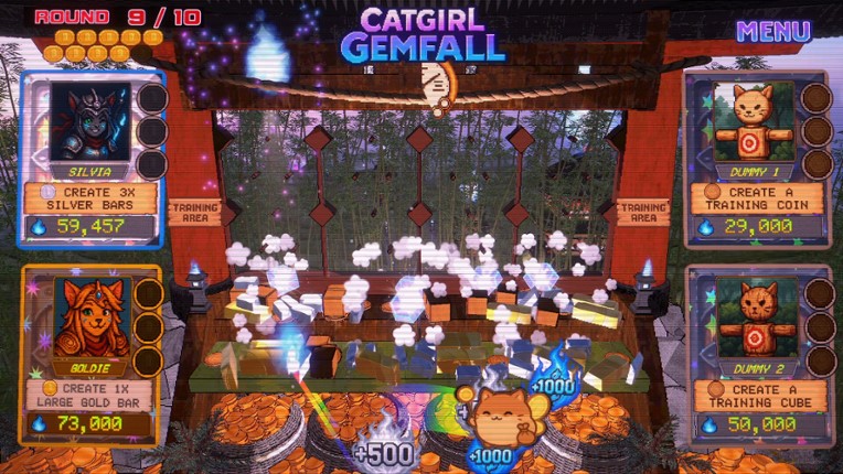Catgirl Gemfall screenshot