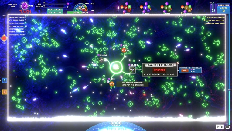 EvoCell BioClicker screenshot