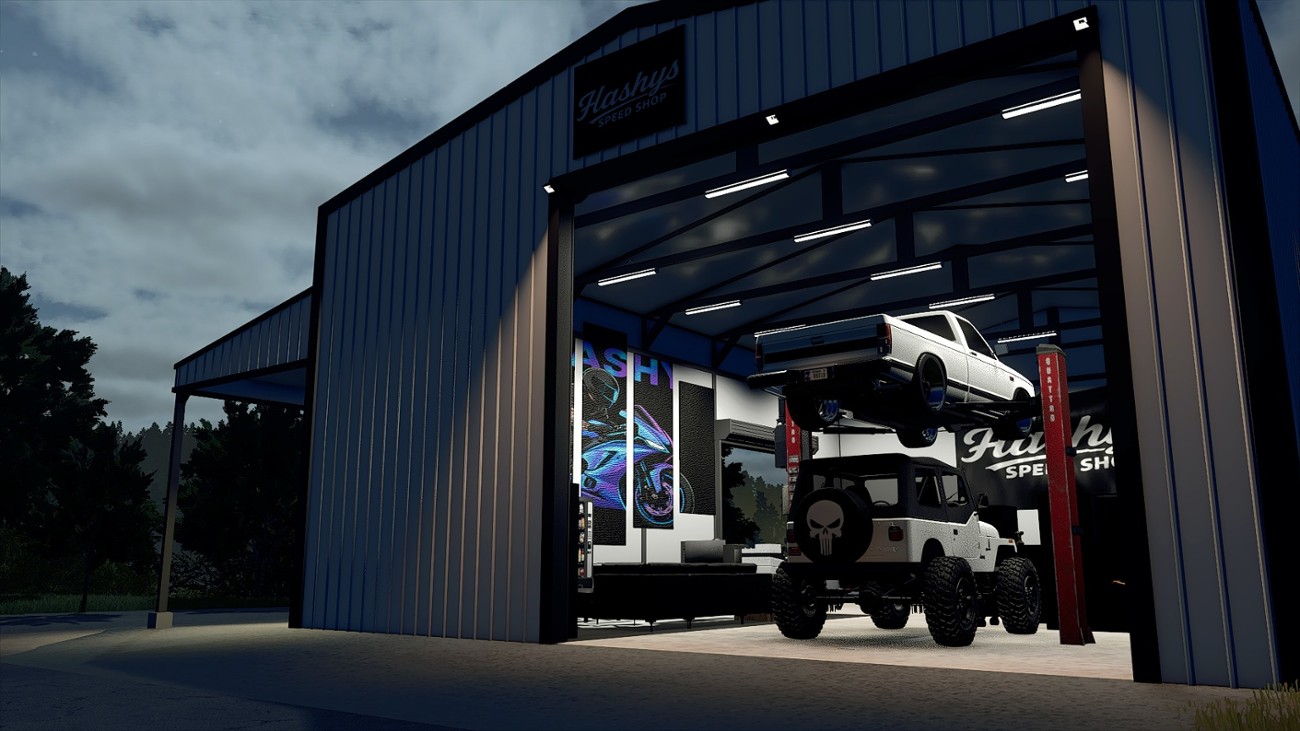 Games like FS25 - Hashy Speed Shop v1