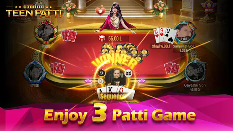 Teen Patti Comfun Card Online screenshot