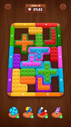 Color Block Puzzle: 3D Jam Image