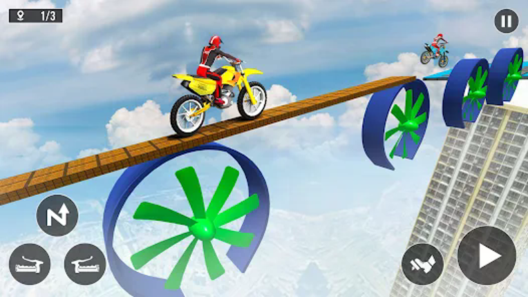 US Bike Stunt Bike Racing Game Image