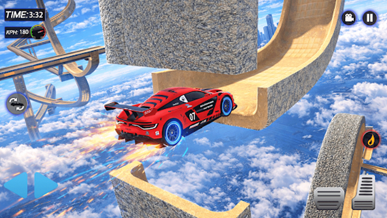 Mega Ramp Car Stunt Driving 3D screenshot