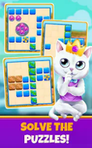 Royal Cat Puzzle:Game & Jigsaw Image