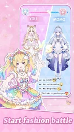 Momo Dress up game screenshot