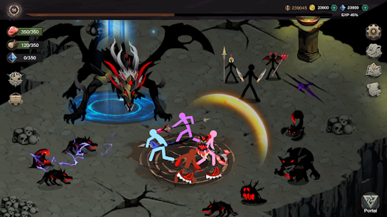 Stickman Dungeon: Idle RPG War Image