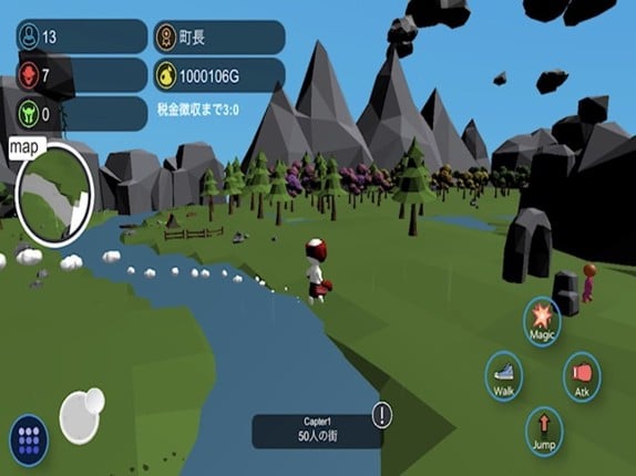 Hero simulator game screenshot