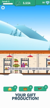 Idle Xmas. Gift Factory Tycoon screenshot