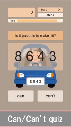 Make 10 - brain training game screenshot