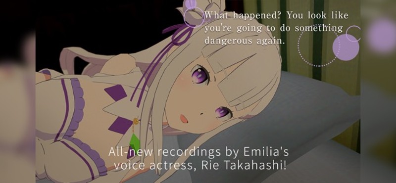 Re:ZEROVREmilia Lying together Image