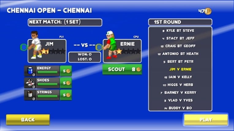 Tennis Champs TV screenshot