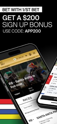 1/ST BET - Horse Race Betting screenshot