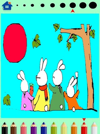 BunnyBunny-Rabit Toons Coloring Book screenshot