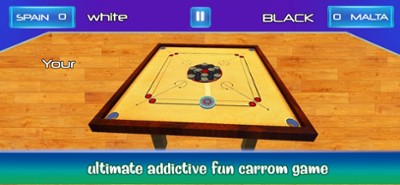 Carrom 3D-Real Finger Flicker Image