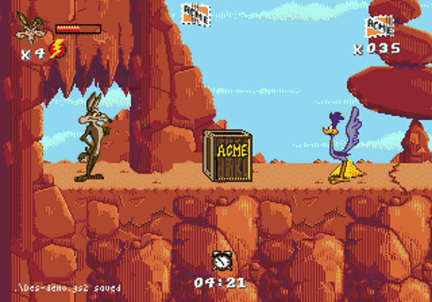 Desert Demolition Starring Road Runner and Wile E. Coyote Image
