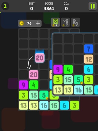 Drag And Merge Puzzle Image