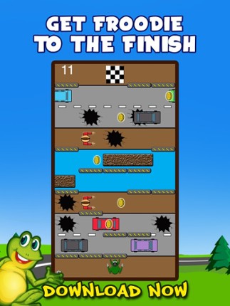 Froodie: Frog free jump - Frogger Froggy for iPad Image
