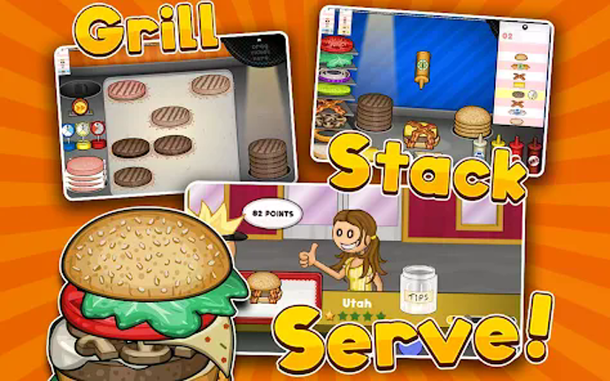 Papa's Burgeria screenshot