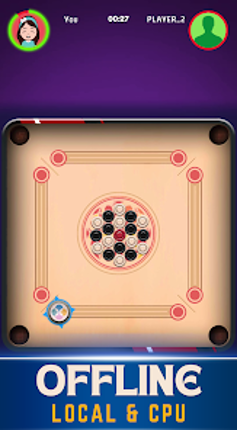 Carrom Board Stars 3D Image