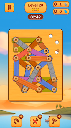 Crazy Screws: Wood Bolts&Nuts screenshot