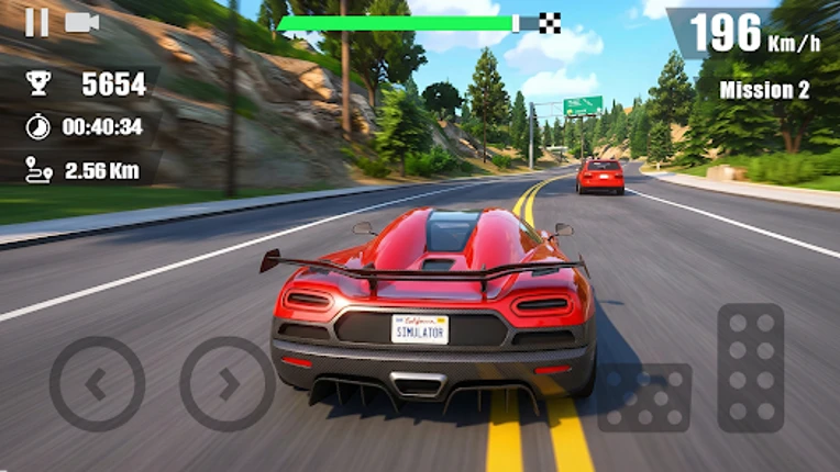Real Traffic Car Simulator 3D screenshot