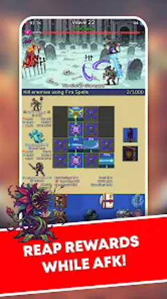 Tap Wizard Realms - Idle Magic screenshot