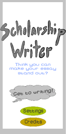 Scholarship Writer screenshot