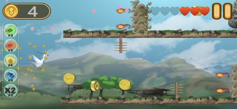 Goose Runner Hard Platformer screenshot