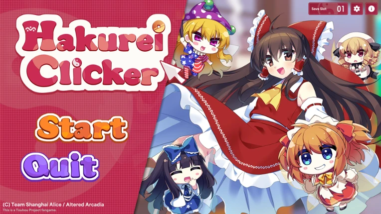 Hakurei Clicker screenshot