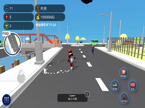 Hero simulator game screenshot