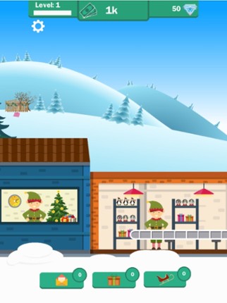 Idle Xmas. Gift Factory Tycoon screenshot