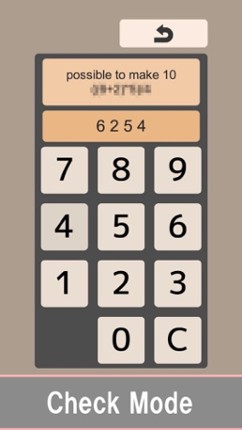 Make 10 - brain training game screenshot