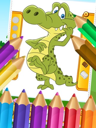 My Zoo Animal Friends Draw Coloring Book World for Kids screenshot