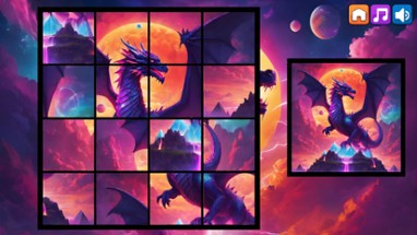 OG Puzzlers: Synthwave Dragons Image