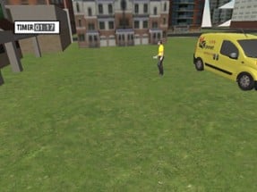 Postman Delivery Van Simulator &amp; City Mail Truck Image