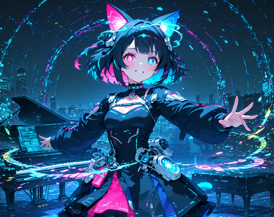 PrismCat Memory — Visual Interactive Poem Image