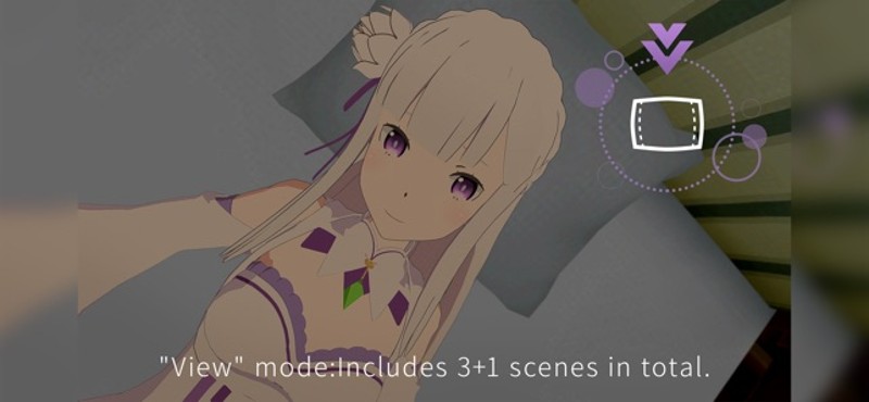 Re:ZEROVREmilia Lying together Image
