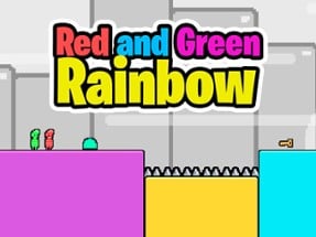 Red and Green Rainbow Image