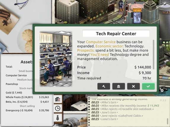 Timeflow Money Sim screenshot