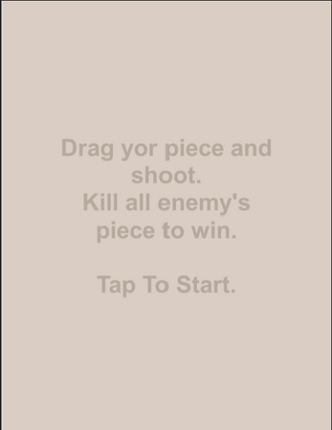 Two player Drag& shoot piece game Image