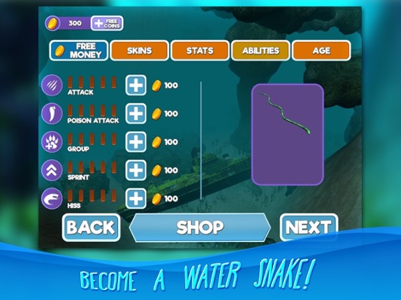Water Snake Underwater Hunting Simulator screenshot